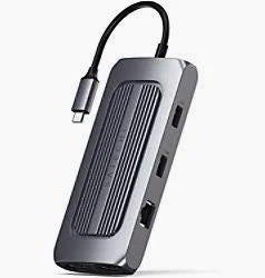 Adaptador multipuerto SATECHI USB-C MX 2xHDMI - 2xUSB-A