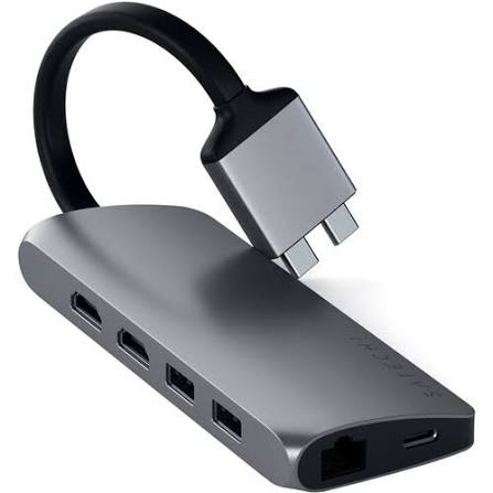 Adaptador multimedia dual USB Type-C Satechi ST-TCDMMAS