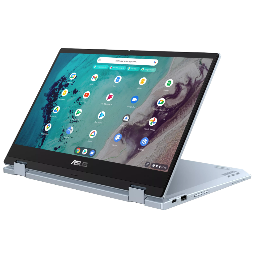ASUS CHROMEBOOK FLIP CX3 14" 8 GB 256 GB SSD I3-1110G4 1.80 GHz CHROME OS AZUL INGLÉS (Aceptable)