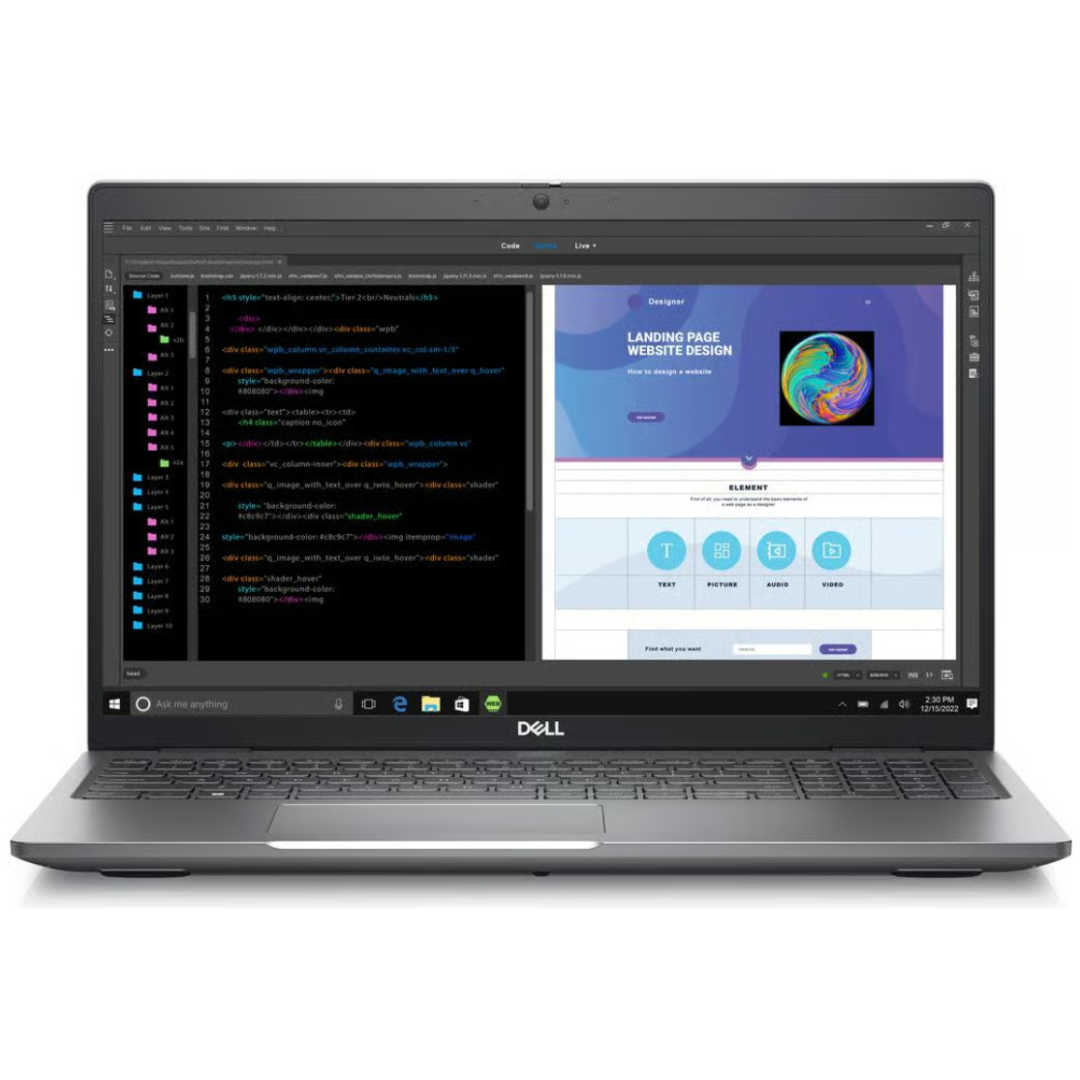 DELL PRECISION 3580 16" 32 GB 256 GB SSD I7-1360P 5.00 GHz W10H GRIS INGLÉS GRAN BRETAÑA (Muy Bueno)