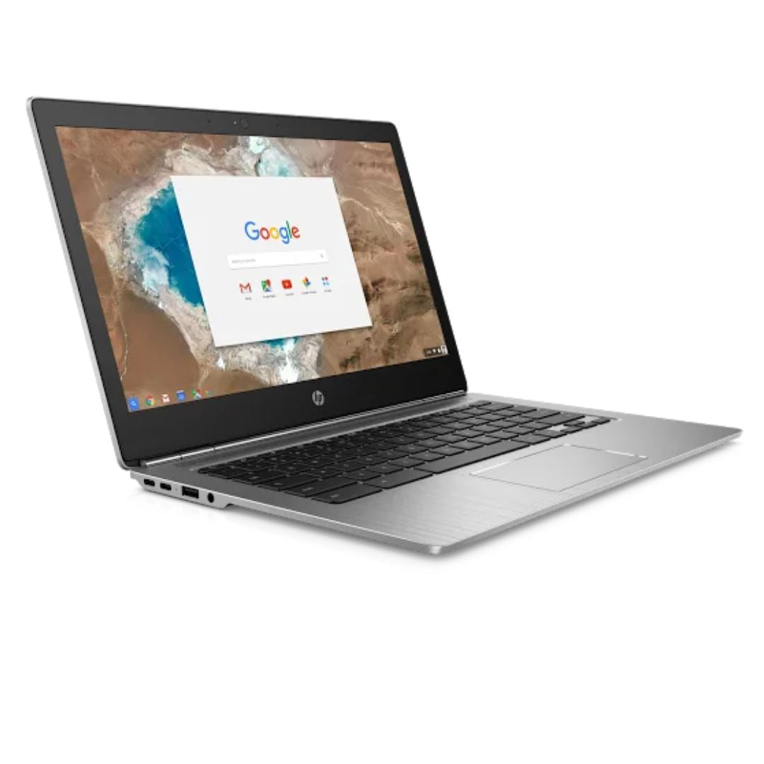 HP CHROMEBOOK 13 G1 13" 16 GB 32 GB MMC M7-6Y75 1.20 GHz CHROME OS PLATA INGLÉS (Aceptable)
