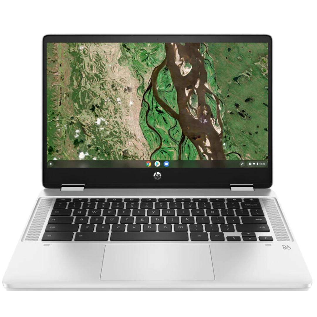 HP CHROMEBOOK X360 14 G1 14" 8 GB 64 GB MMC I3-8130U 2.20 GHz CHROME OS PLATA INGLÉS GB (Aceptable)