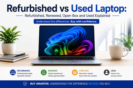 Refurbished vs Used Laptop: Refurbished, Renewed, Open Box and Used Explained