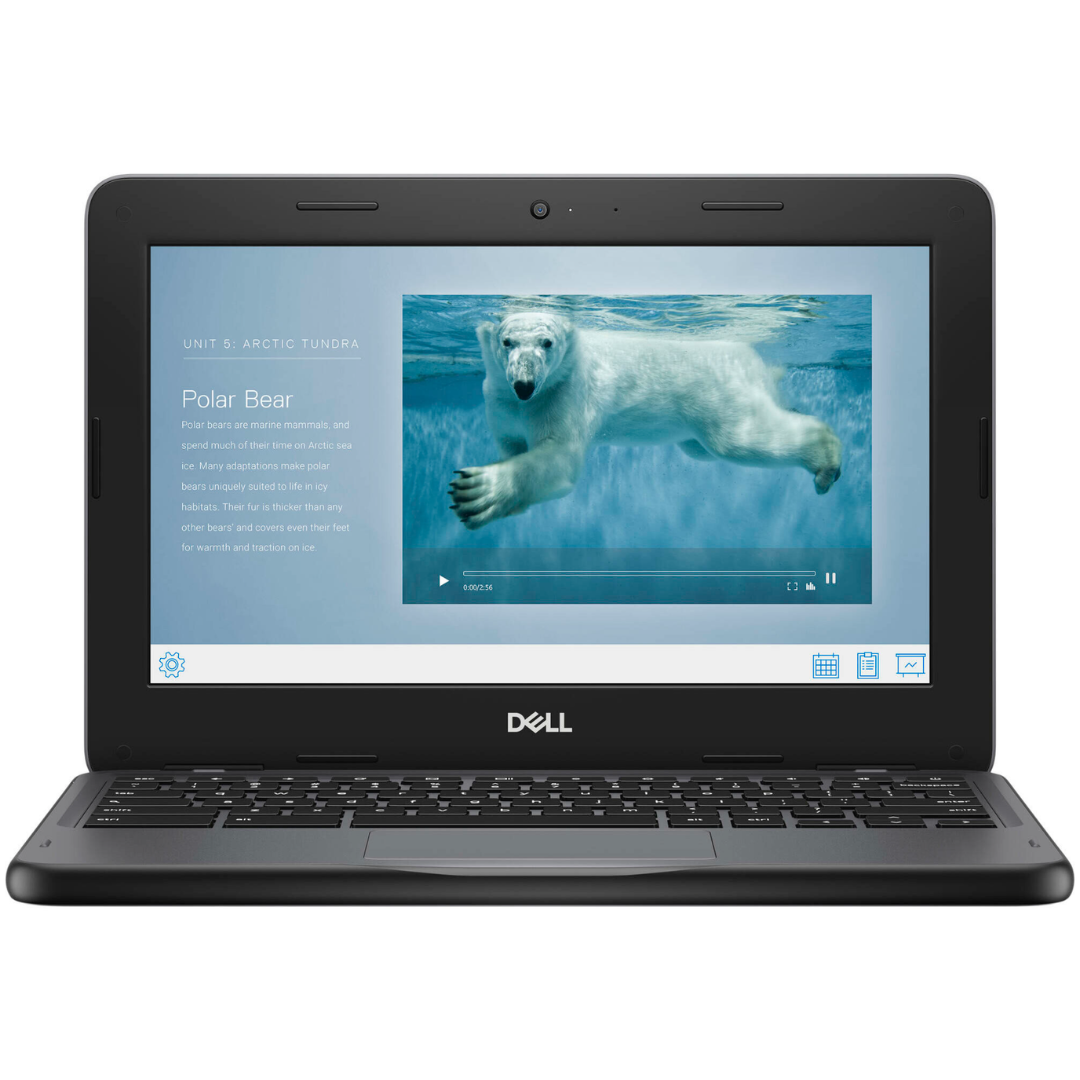 DELL CHROMEBOOK 3110 12" 8 GB 64 GB MMC CELERON N4500 1.10GHZ 1.10 GHz CHROME OS NEGRO INGLÉS GB (Muy Bueno)