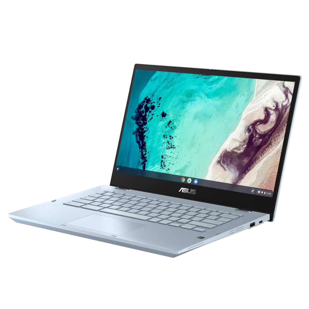 ASUS CHROMEBOOK FLIP CX3 14" 8 GB 256 GB SSD I3-1110G4 1.80 GHz CHROME OS AZUL INGLÉS (Aceptable)