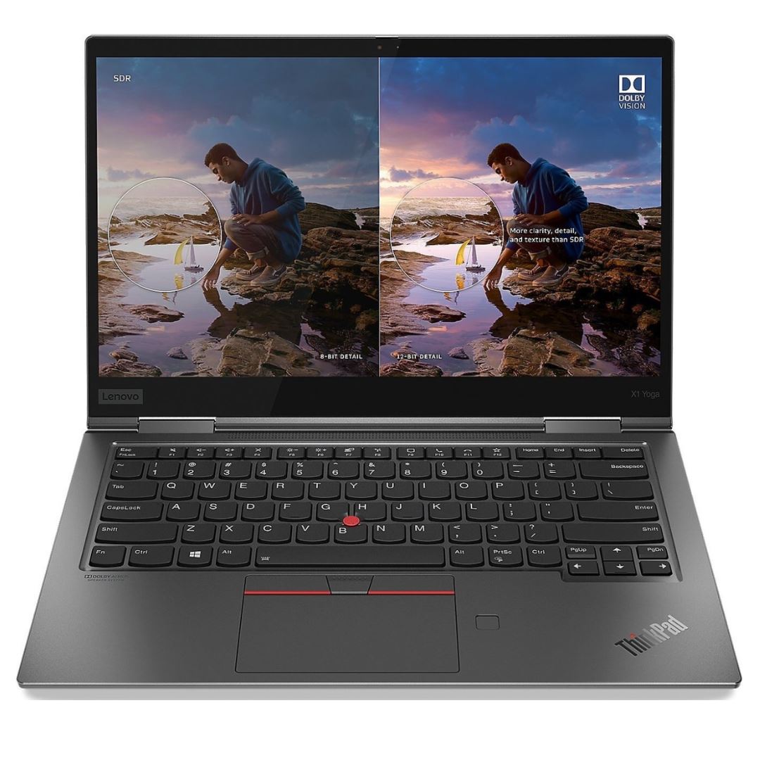 LENOVO THINKPAD X1 YOGA GEN 5 14" 16 GB 256 GB SSD I7-10610U 1.80 GHz W11P GRIS ESPACIAL INGLÉS GB (Aceptable)