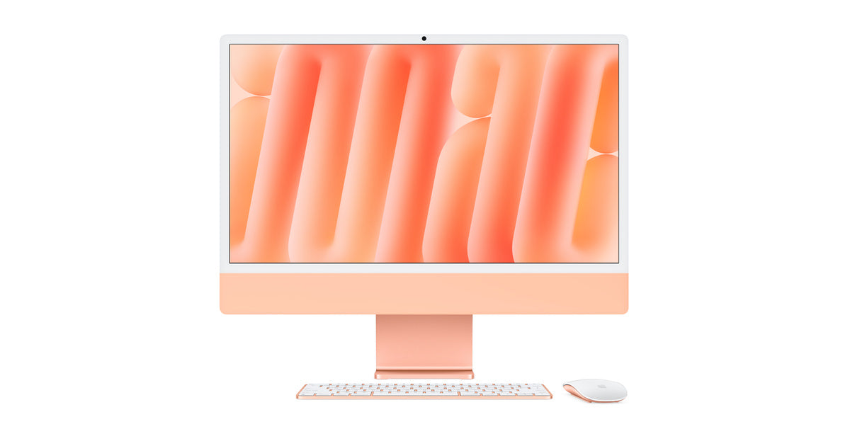 iMac (24 pulgadas, M1, 2021) - Naranja - Teclado - Inglés Gran Bretaña