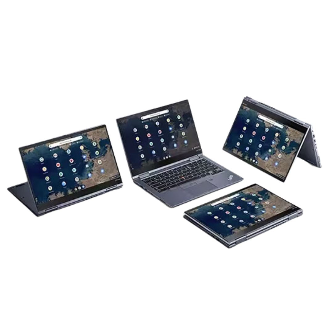 LENOVO THINKPAD C13 YOGA GEN1 CHROMEBOOK 13" 8 GB 128 GB SSD AMD RYZEN 5 3500C 2.1 GHz CHROME OS AZUL INGLÉS INTERNACIONAL (Regular)